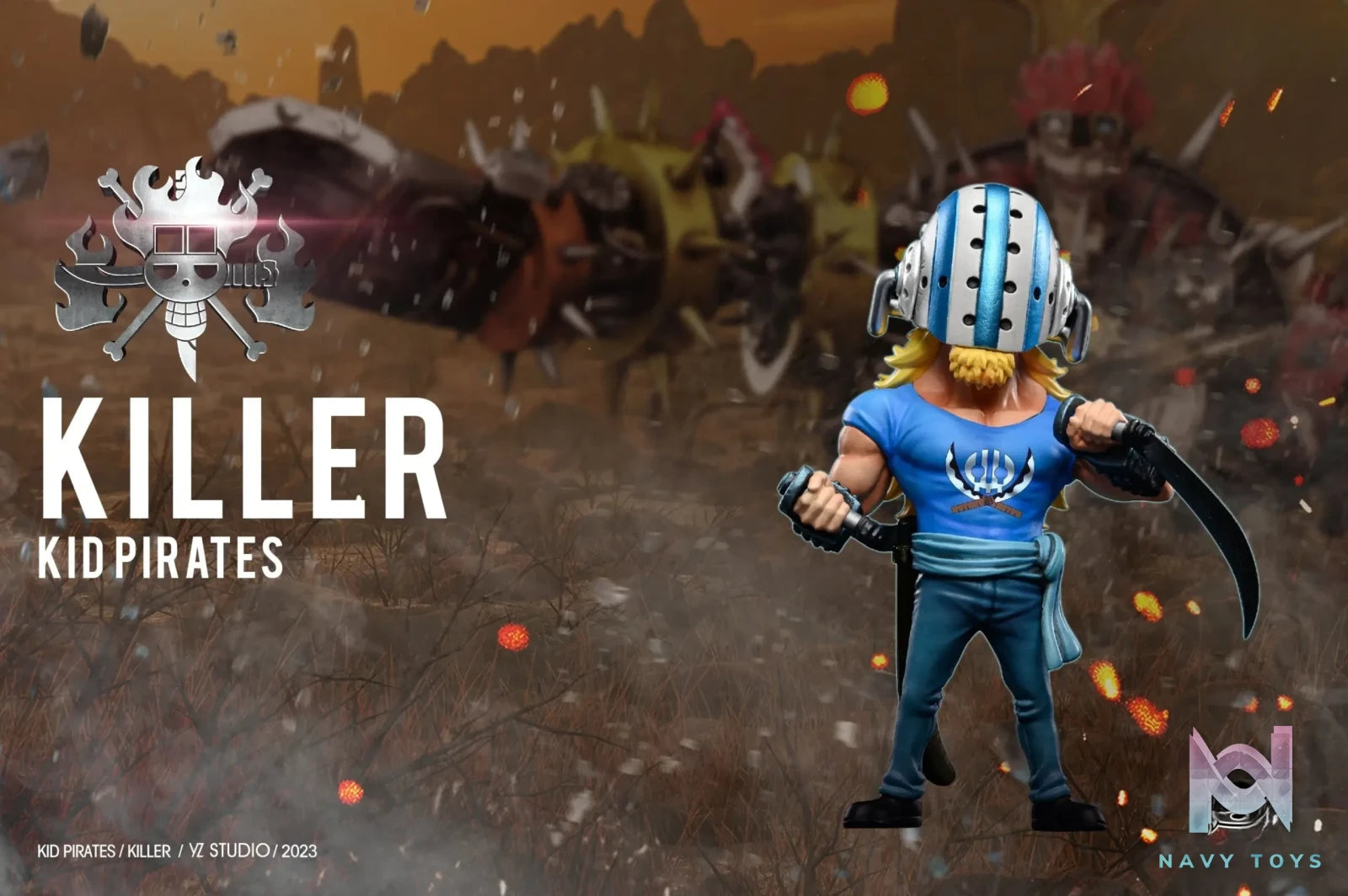 YZ Studio – One Piece Kid Pirates #2 & #3 Eustass Kid & Killer