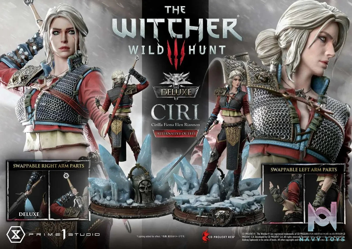 Prime 1 Studio – Premium Masterline The Witcher 3: Wild Hunt Ciri Fiona Elen Riannon Alternative Outfit PMW3-10 PMW3-10DX PMW3-10DXS(Licensed)