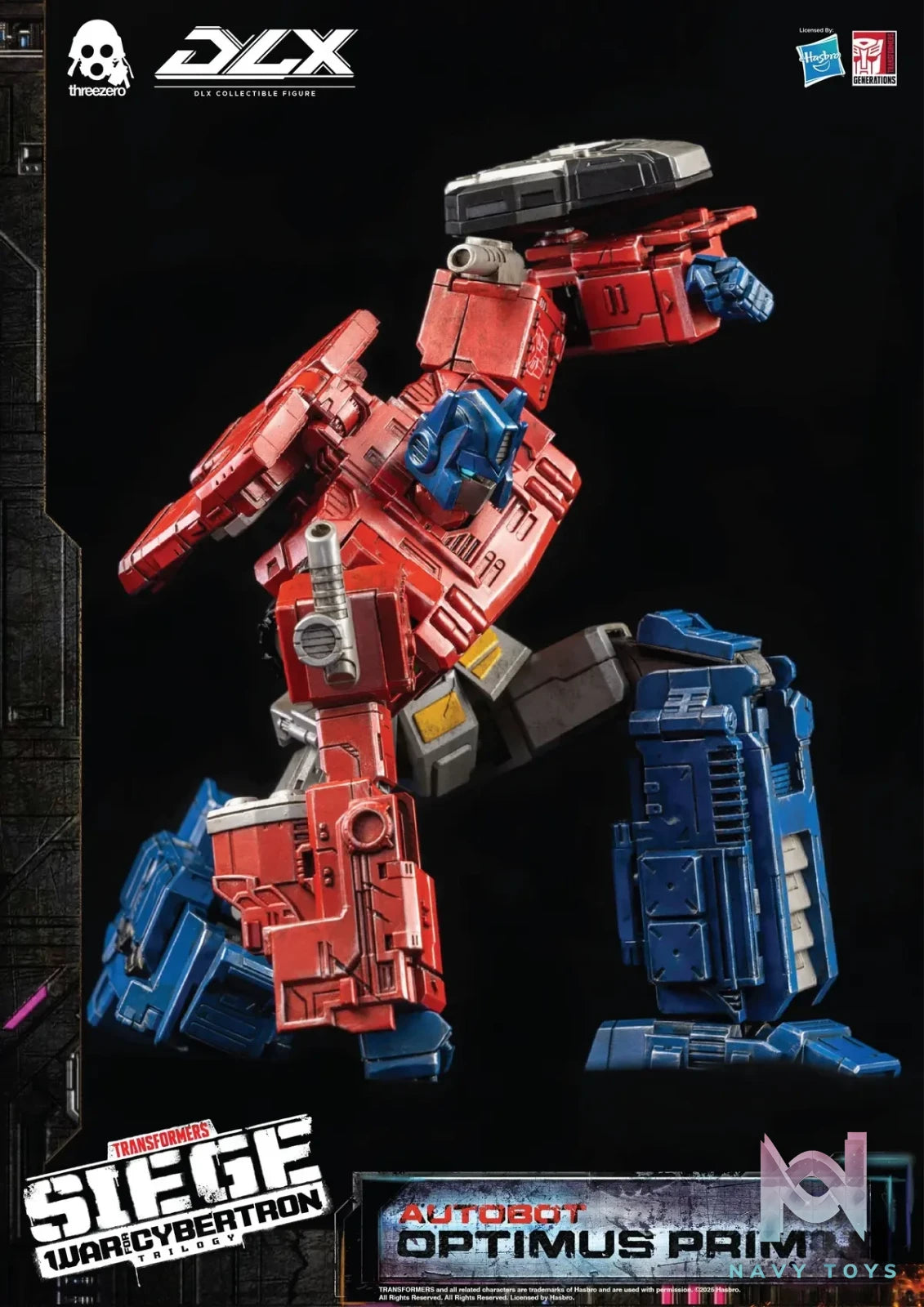 Threezero – Transformers: War for Cybertron 10-inch DLX Optimus Prime (Licensed)