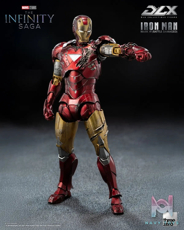 Threezero – Marvel Studios: The Infinity Saga DLX Iron Man Mark 6 Battle Damaged Version 3Z09180C0 (Licensed)