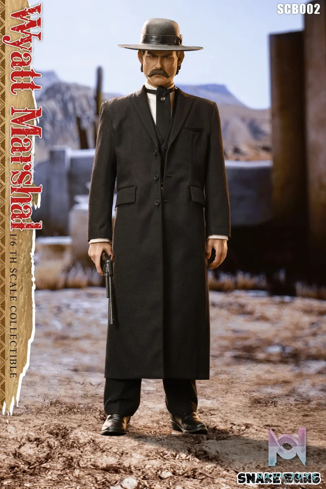 SNAKE TOYS Studio – 1/6 Collectible Figure Classic Series Western Cowboy TOMBSTONE Wyatt Marshal Deluxe Edition SCB02 (Licensed)