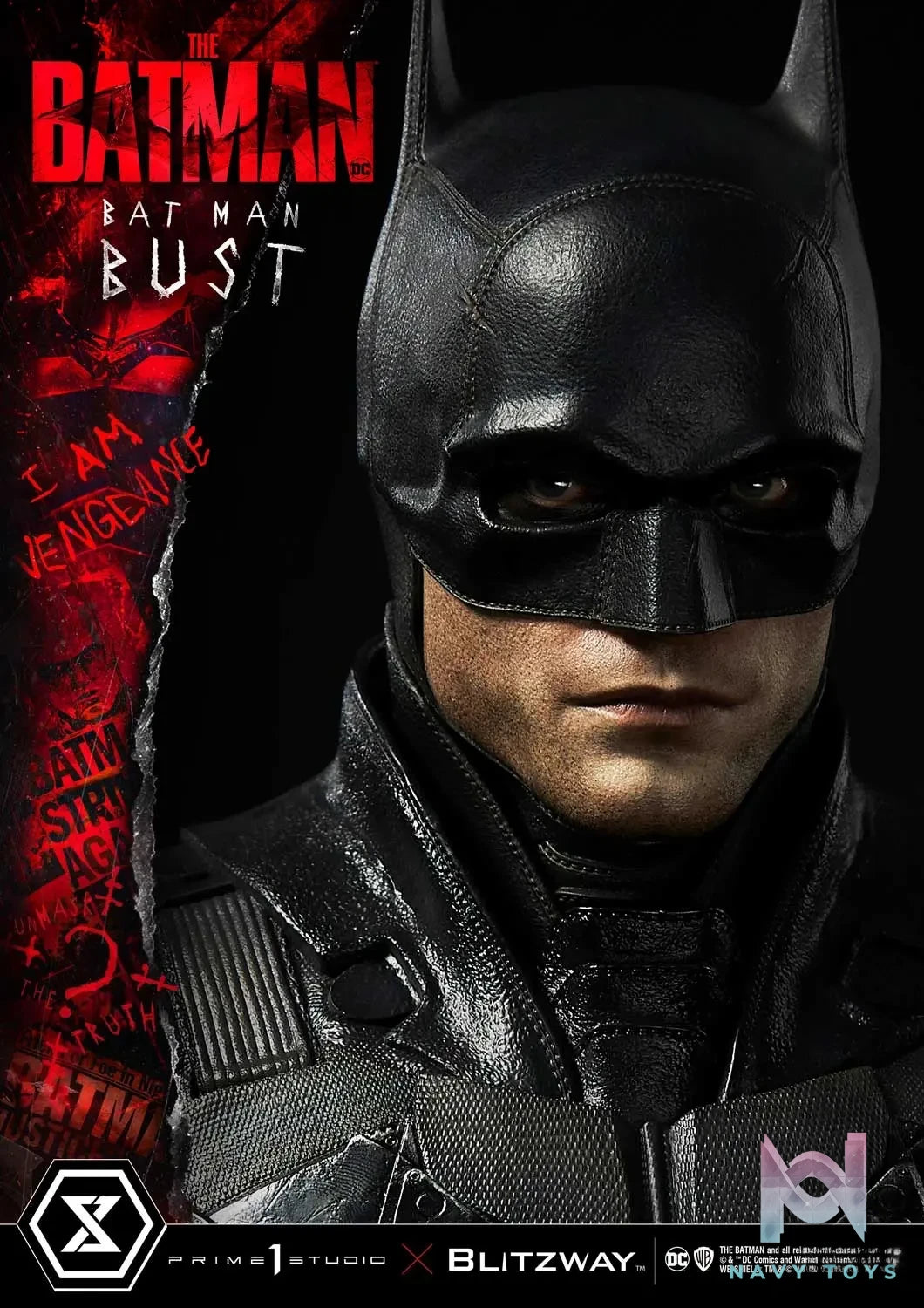 Prime 1 Studio – Premium Bust The Batman (Film) The Batman PBDC-09 PBDC-10 (Licensed)