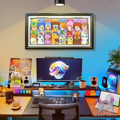 KALA HOME Studio – Digimon Multiple Characters #03 3D Decorative Painting Digimon