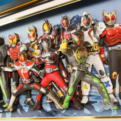 KALA HOME Studio – Kamen Rider Multiple Characters #02 3D Decorative Painting Kamen Rider