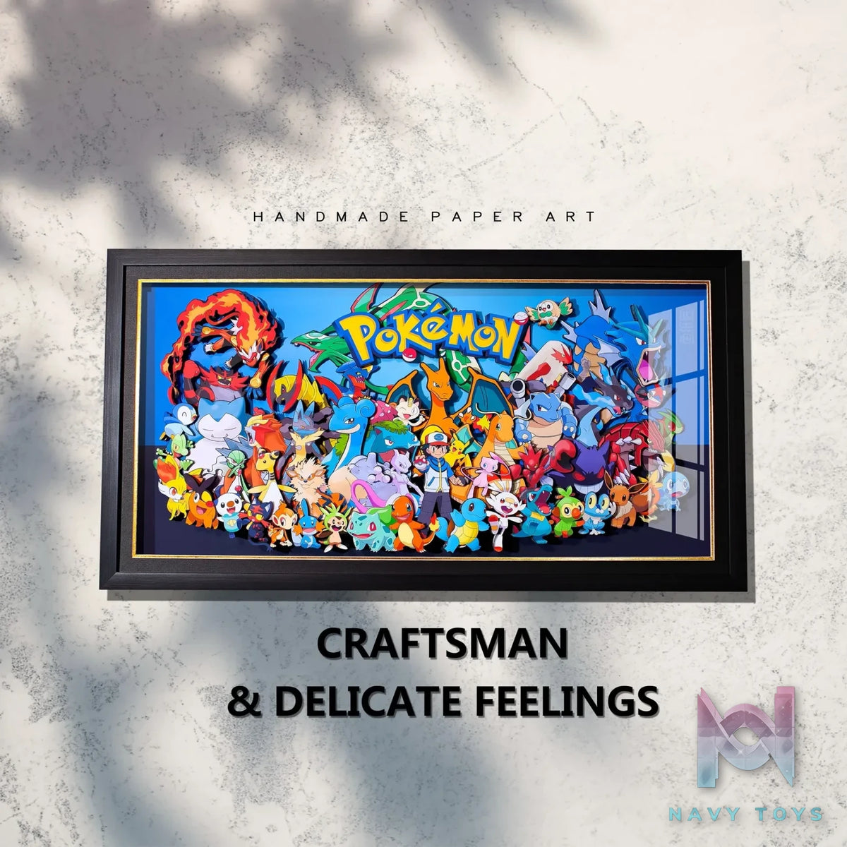 Yu Zhi Jiang Studio – Pokémon Multiple Characters Series #3 3D Decorative Painting Pokémon