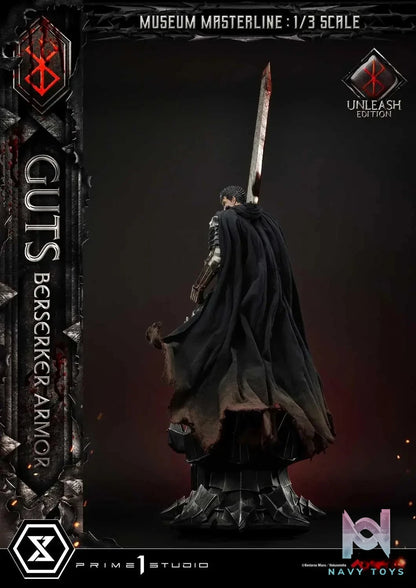 Armor Unleash Edition MMBR-02 MMBR-02DX MMBR-02DXS (Licensed) - Museum Masterline Berserk Guts Berserker - Prime 1 Studio resin statue Navy Toys anime figure