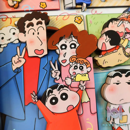 KALA HOME Studio – Crayon Shin-chan Multiple Characters #08 3D Decorative Painting Crayon Shin-chan