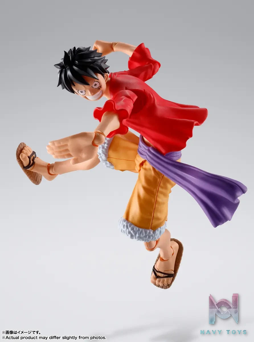 BANDAI SPIRITS – S.H.Figuarts Monkey D. Luffy Onigashima Raid ONE PIECE (Licensed)