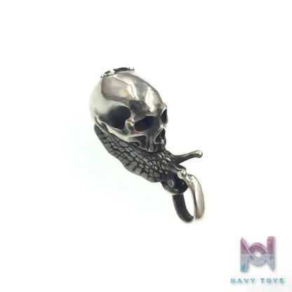 Raven Studio (silver jewelry) – Original Exclusive Design Skull Snail Pendant Original