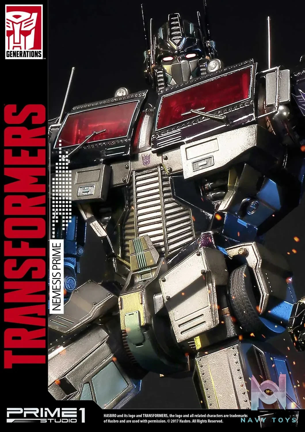 Prime 1 Studio – Premium Masterline Transformers: Generation 1 Nemesis Prime PMTF-03 (Licensed)