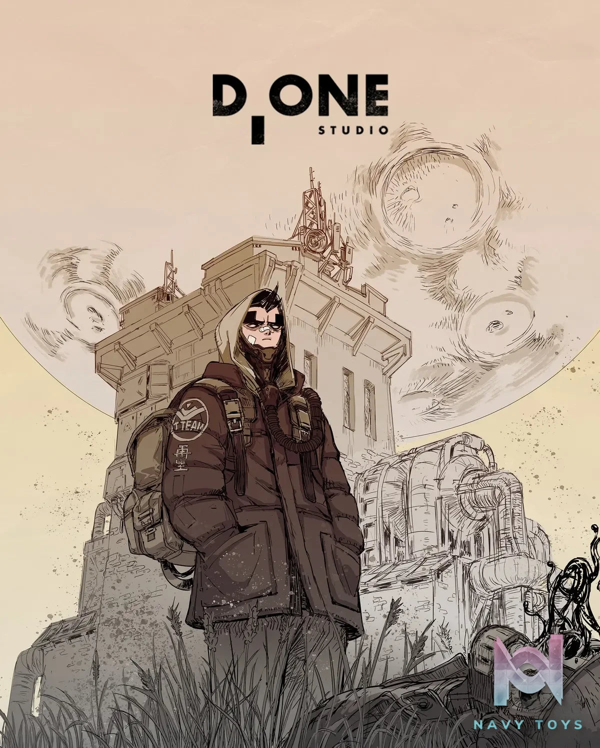 D ONE Studio – Black Horn Doll 1/12 The Year of The Loong (Licensed)
