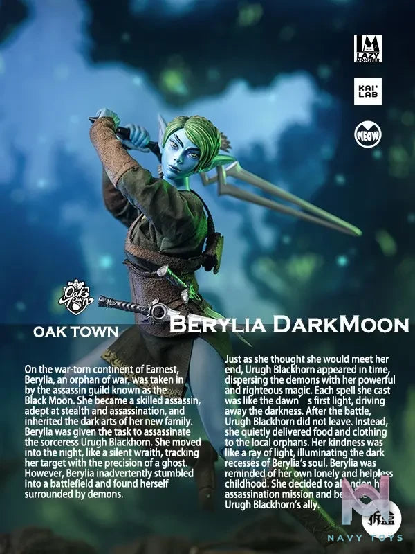 Lazy Monster Studio – Oak town Berylia Dark Moon Assassin & Sorceress (Licensed)