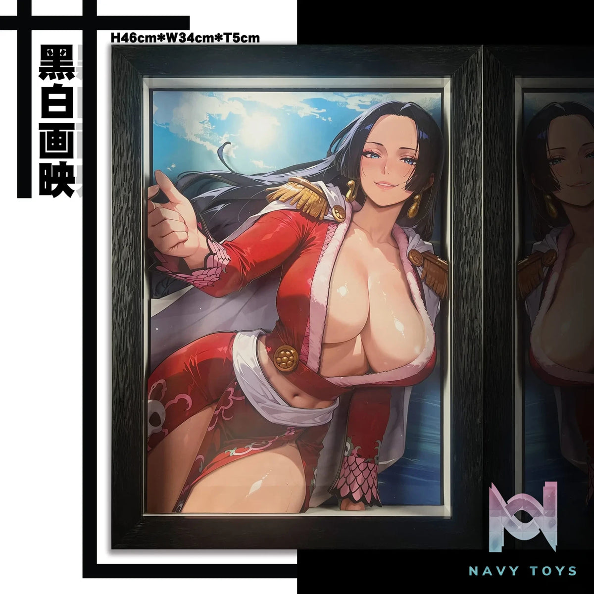 Dorobou Neko Studio – One Piece Boa Hancock 3D Decorative Painting