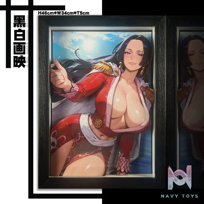 Dorobou Neko Studio – One Piece Boa Hancock 3D Decorative Painting