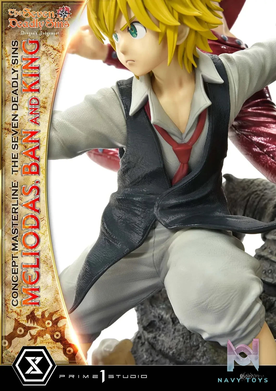 Prime 1 Studio – Concept Masterline The Seven Deadly Sins Meliodas, Ban and King CMNTZ-01 CMNTZ-01DXS (Licensed)