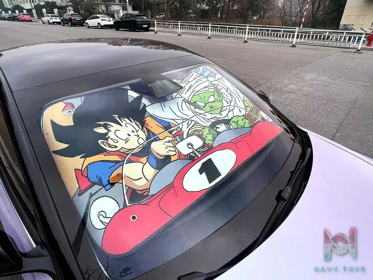Plover Studio – Dragon Ball Son Goku & Piccolo & Kaioshin Car Sunshade
