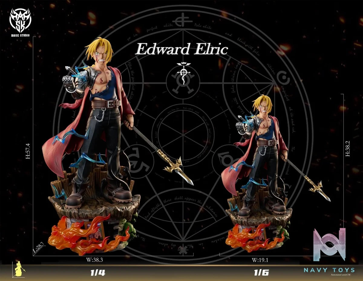Edward Elic resin statue mask studio anime figure