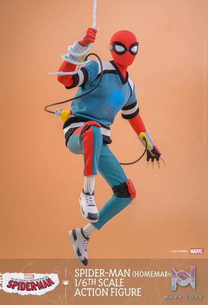 Hottoys & HONO Studio – Marvel Your Friendly Neighborhood Spider-Man (Homemade Suit) Action Figure HS07 (Licensed)