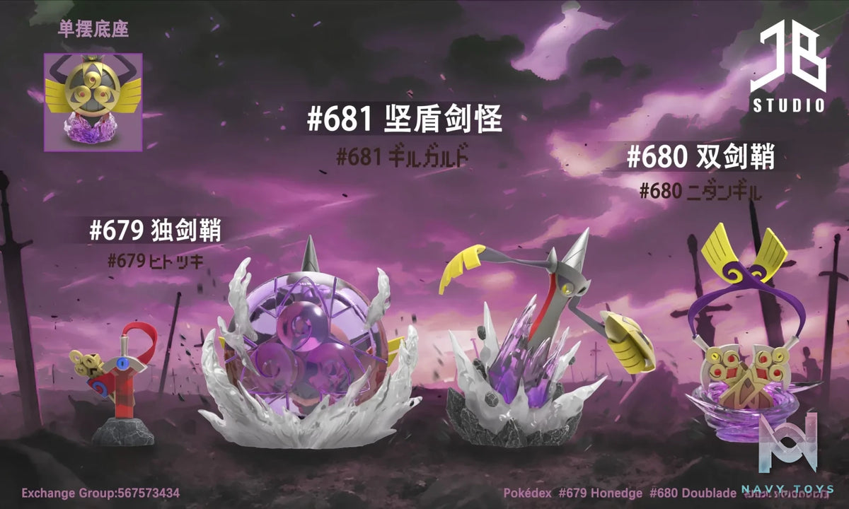 JB Studio – Pokémon Pokédex Series Honedge Evolution Set