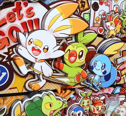 KALA HOME Studio – Pokémon Multiple Characters #15 3D Decorative Painting Pokémon