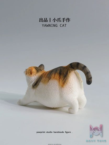 Pawprint Studio X Double One – 8cm Yawning Cat Figure (Licensed)