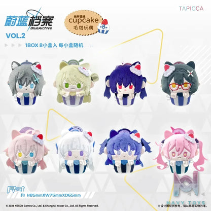 TAPIOCA – Blue Archive Cupcake Plush Blind Box Vol. 1 X Vol. 2 (8 pieces / box) (Licensed)