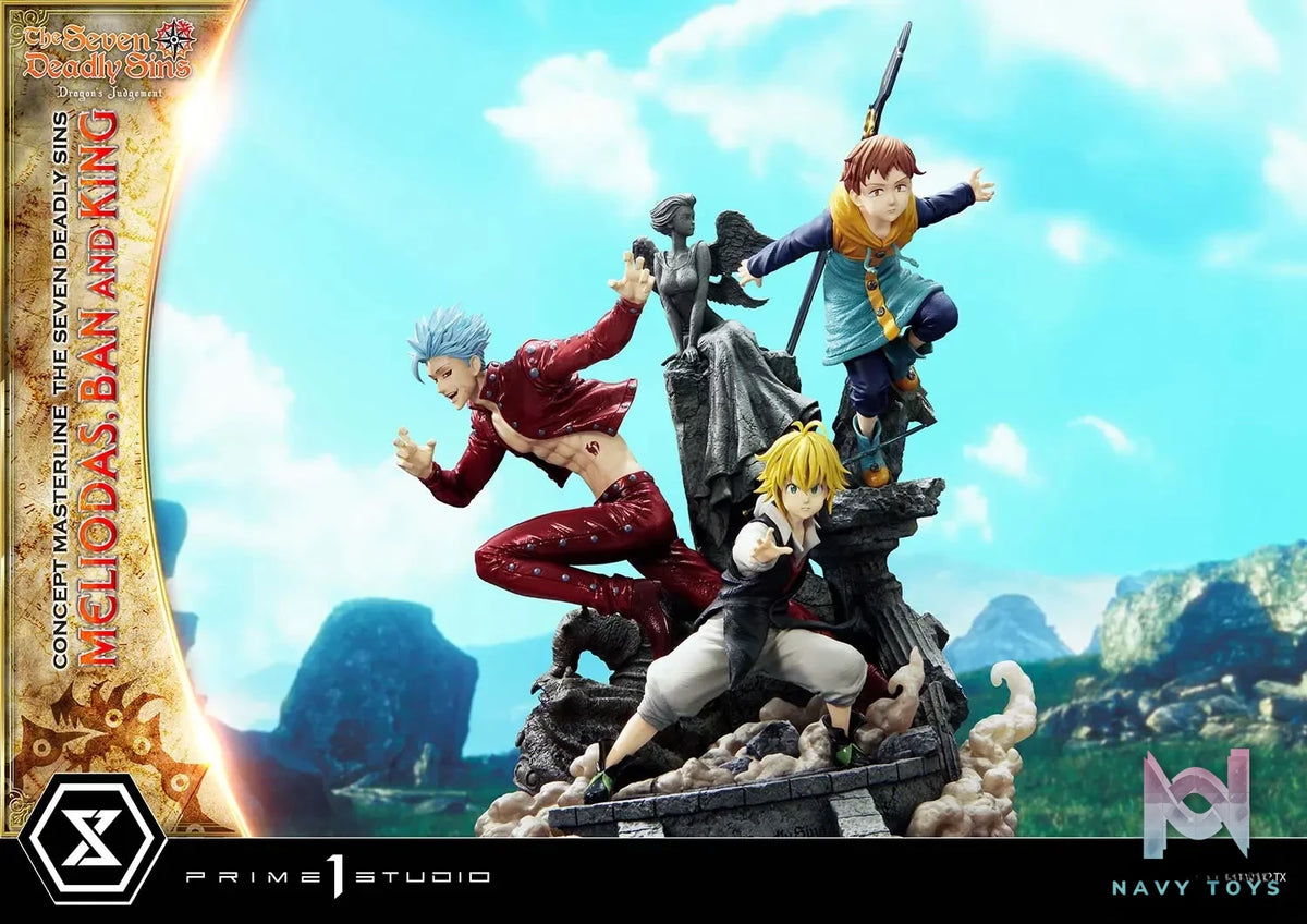 Prime 1 Studio – Concept Masterline The Seven Deadly Sins Meliodas, Ban and King CMNTZ-01 CMNTZ-01DXS (Licensed)