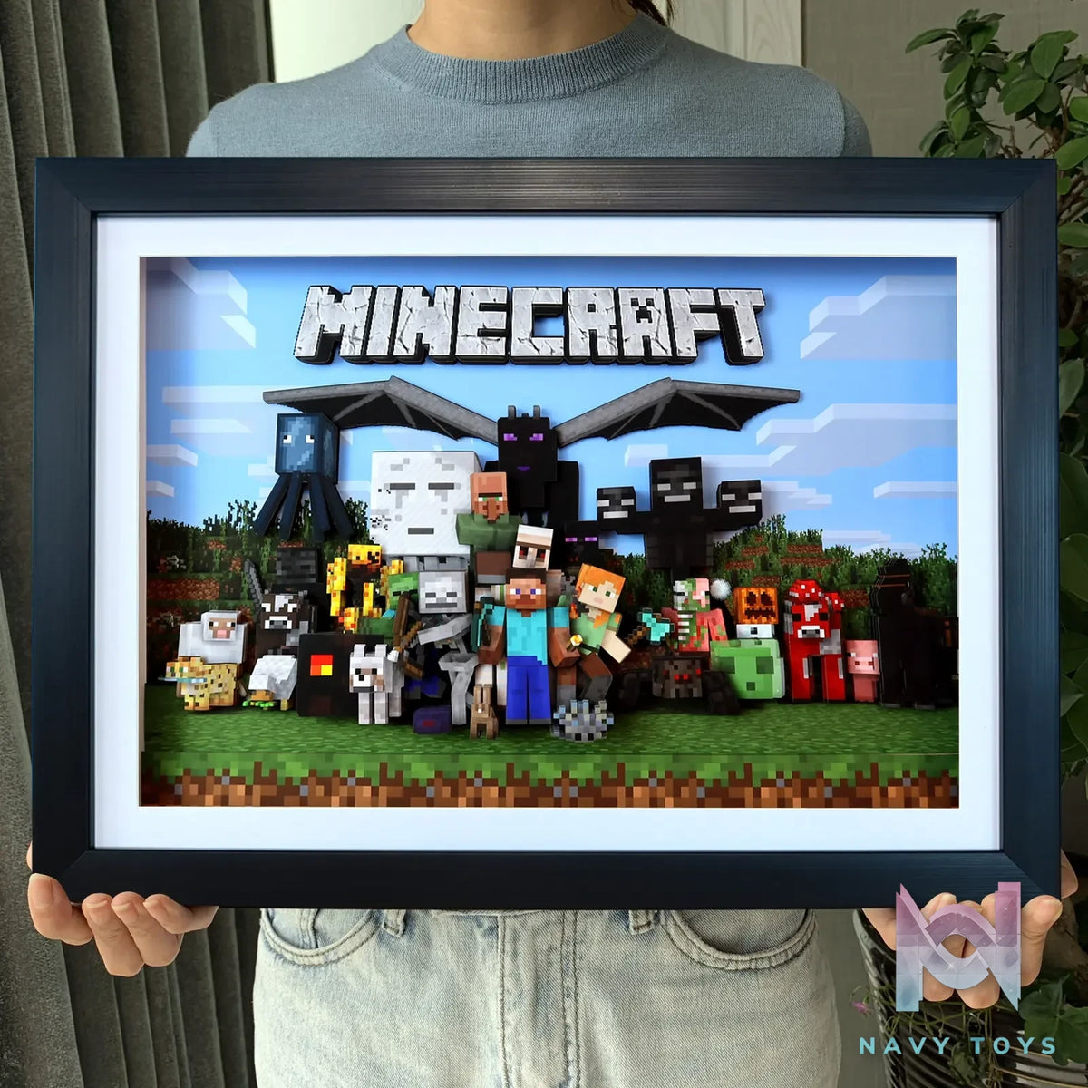KALA HOME Studio – Minecraft Multiple Characters 3D Decorative Painting Minecraft