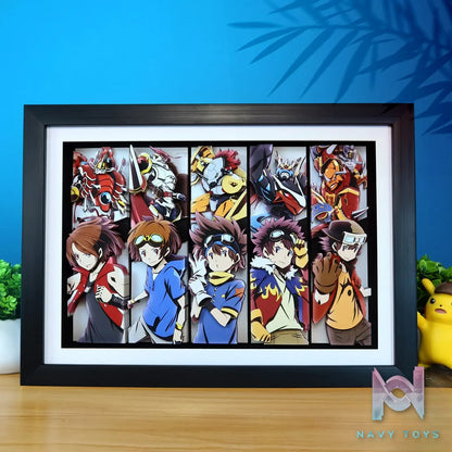 KALA HOME Studio – Digimon Multiple Characters #06 3D Decorative Painting Digimon