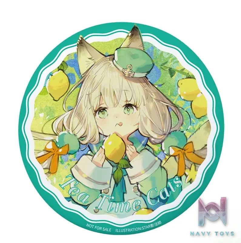 RIBOSE – Original Chibi Figure DLC Series “Tea Time Cats”: “Lemon Cat” (Licensed)