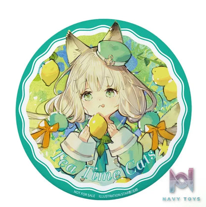 RIBOSE – Original Chibi Figure DLC Series “Tea Time Cats”: “Lemon Cat” (Licensed)
