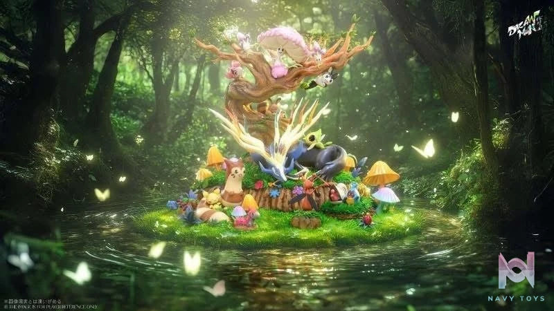 Forest Xerneas - Pokemon - Drawmon Studio resin statue Drawmon Studio anime figure