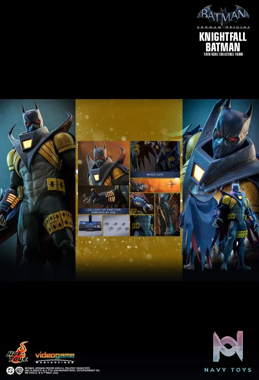 Hottoys – Batman: Arkham Origins Knightfall Batman 1/6 scale Collectible Figure VGM74 (Licensed)