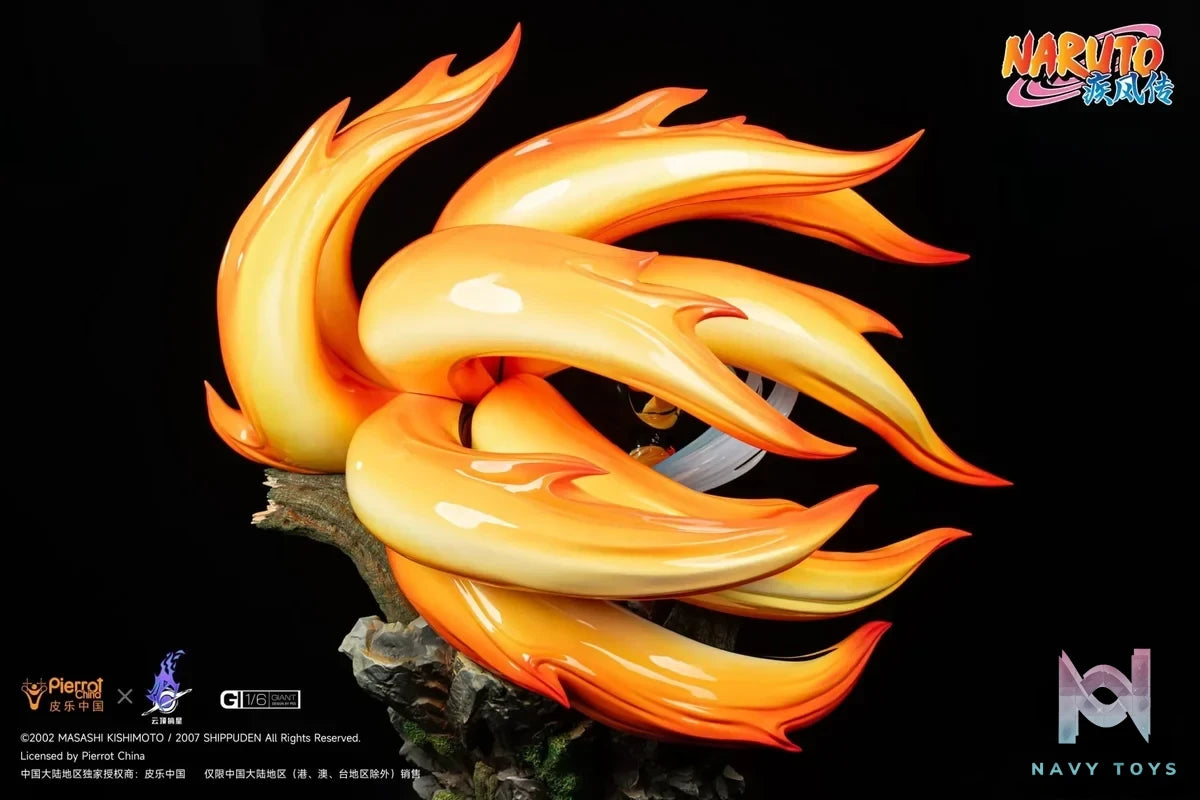 Pickstar Studio - Naruto Genuine Authorization Kurama Link Mode naruto Uzumaki 1/6 Statue (Licensed) resin statue Navy Toys anime figure