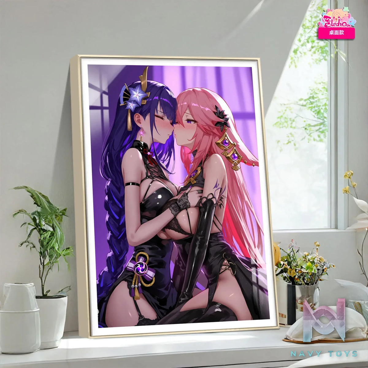 A Miao Hua She Studio – Genshin Impact Shy Beelzebul & Yae Miko