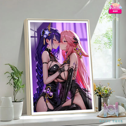 A Miao Hua She Studio – Genshin Impact Shy Beelzebul & Yae Miko