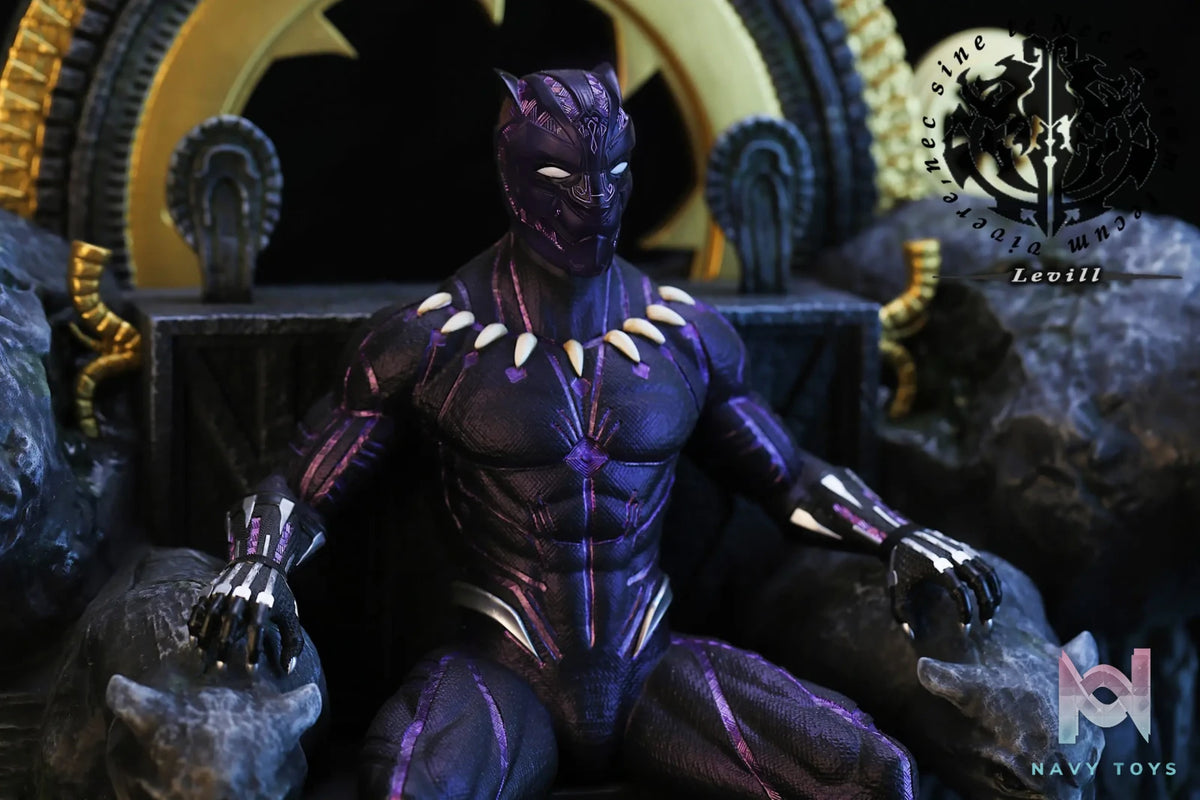 Levill studio – Black Panther on Throne