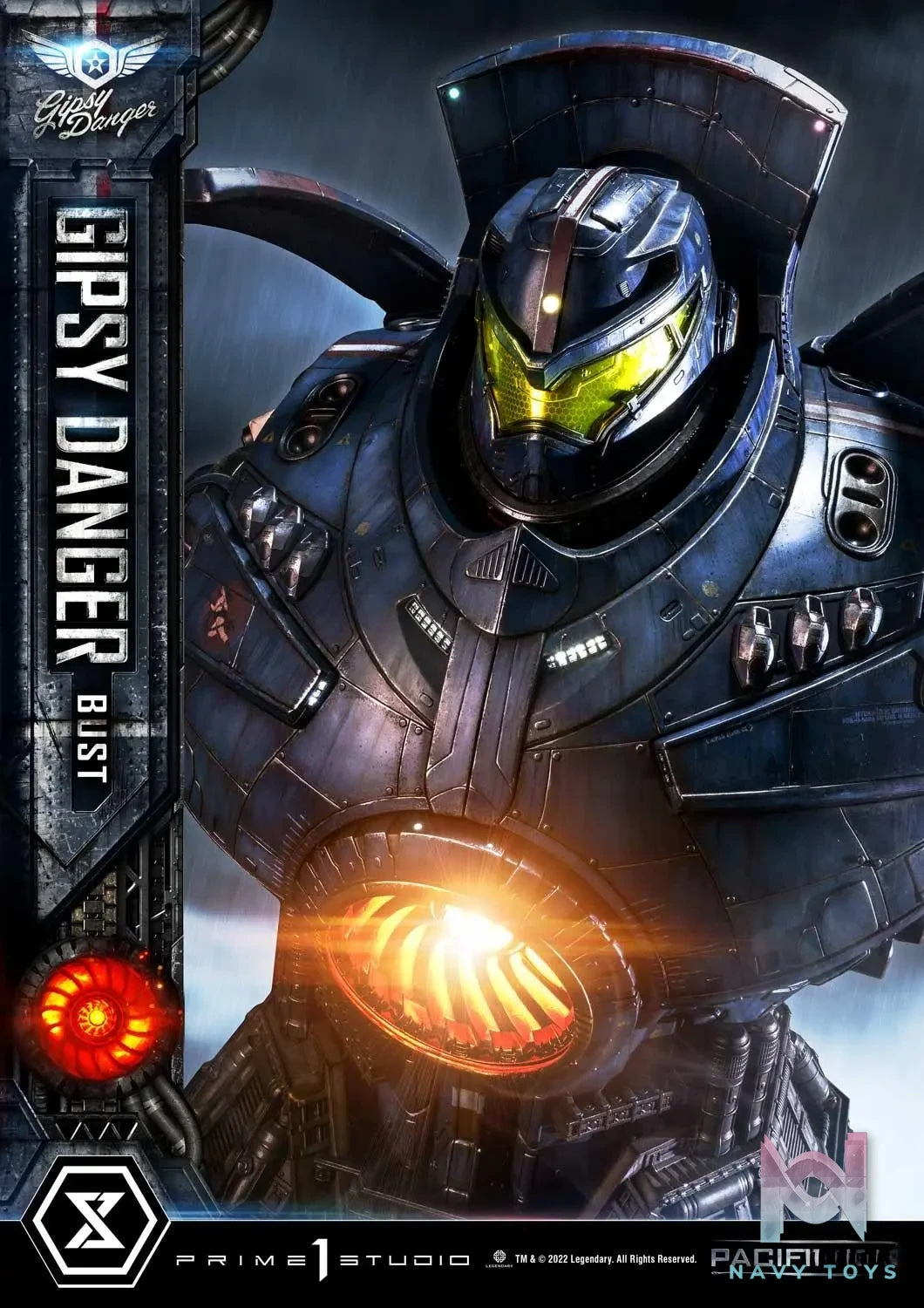 Prime 1 Studio – Life Size Bust Pacific Rim Gipsy Danger LSPACRIM-01 LSPACRIM-01DX (Licensed)