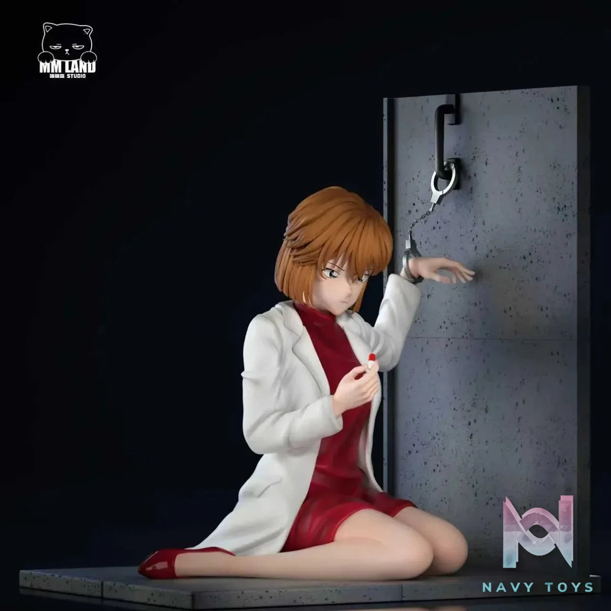 MMLAND STUDIO - Detective Conan Handcuffed Shiho Miyano resin statue Navy Toys anime figure