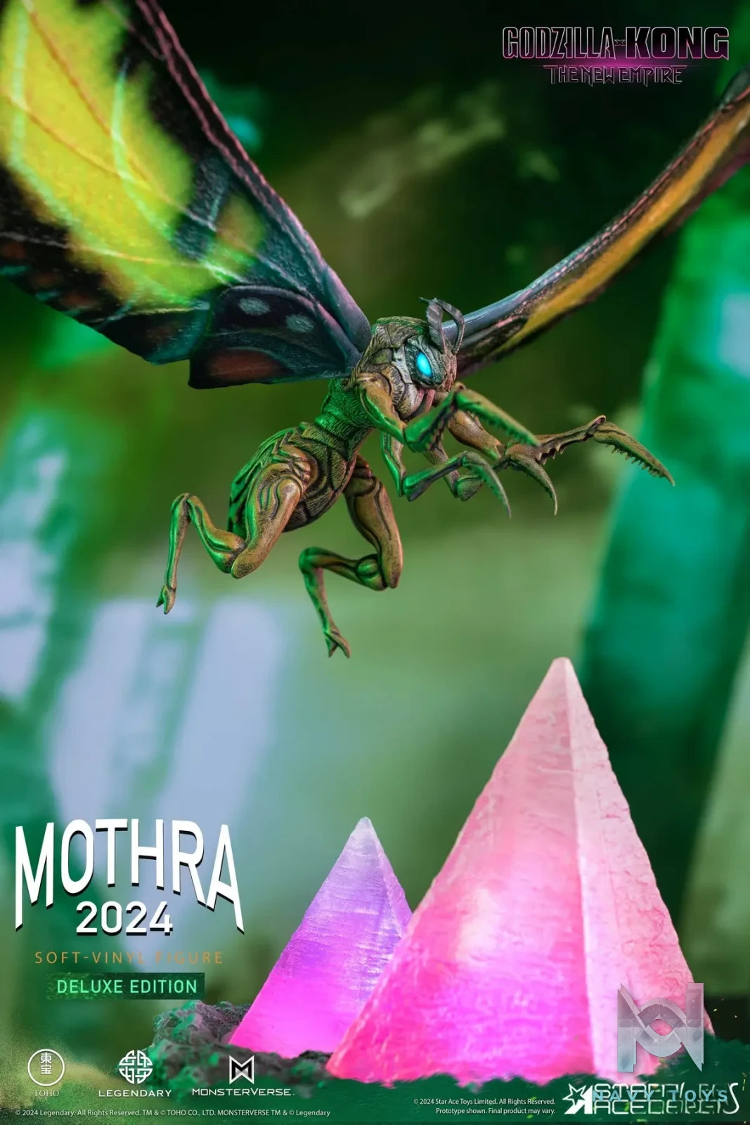 STAR ACE Toys Studio – Godzilla x Kong: The New Empire Mothra SA6058 Standard Version & SA6059 Deluxe Version (Licensed)