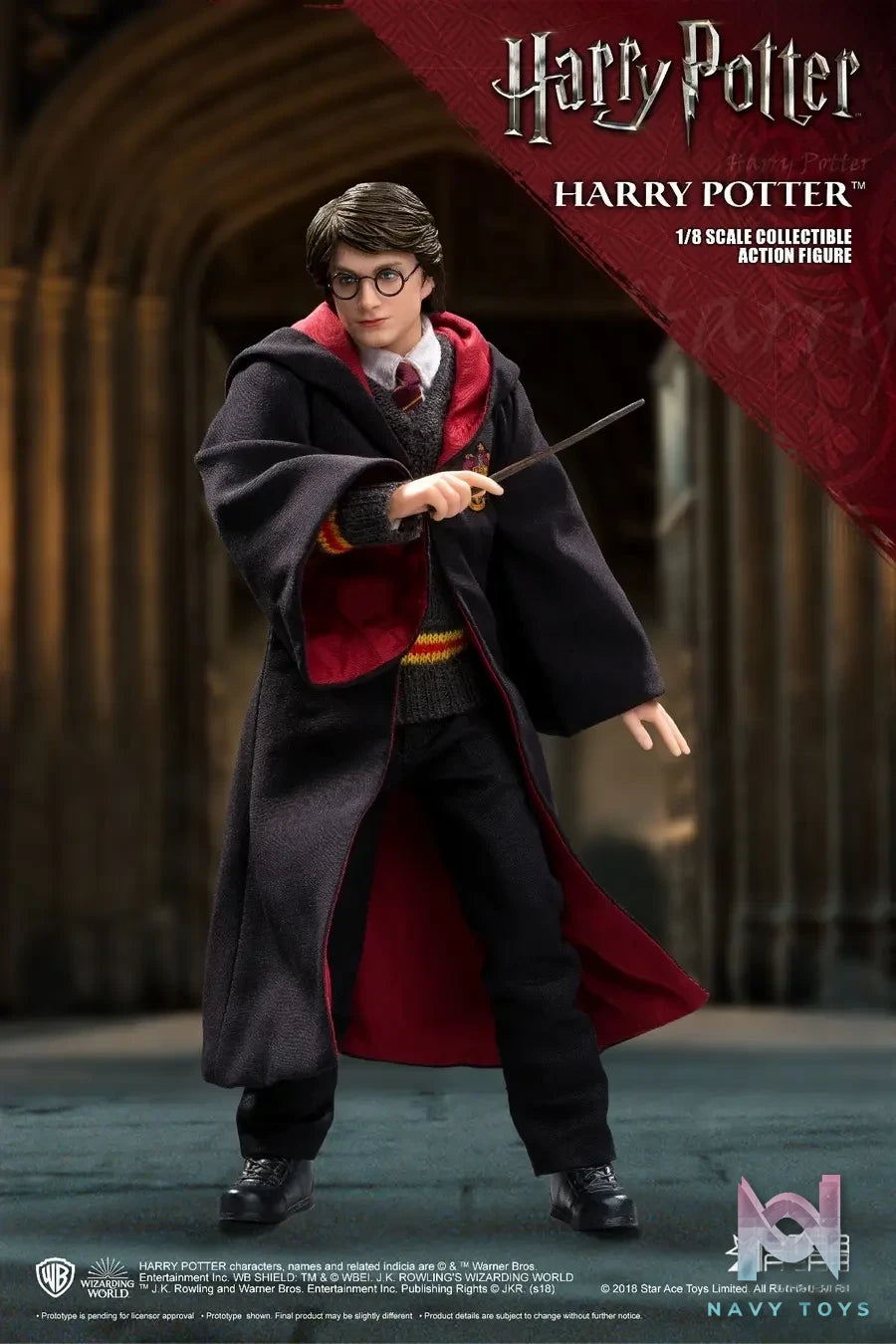Star Ace Toys – SA8011 1/8 Harry Potter School Uniform Action Figure (Licensed)