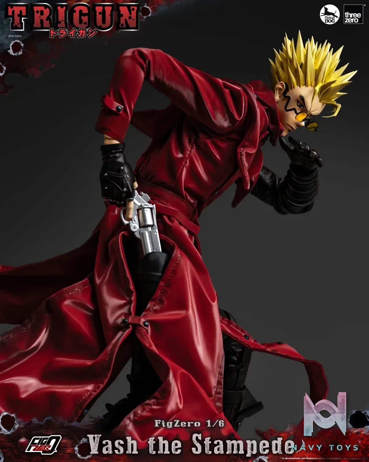 Threezero – TRIGUN FigZero 1/6 Vash the Stampede 3Z05880C0 (Licensed)