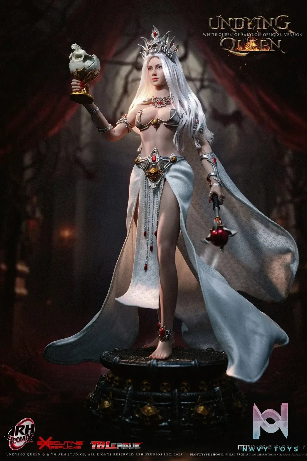 TBLeague – WHITE QUEEN OF BABYLON official version/variation version 1/6 Scale Action Figure PL2025-229A & PL2025-229B (Licensed)