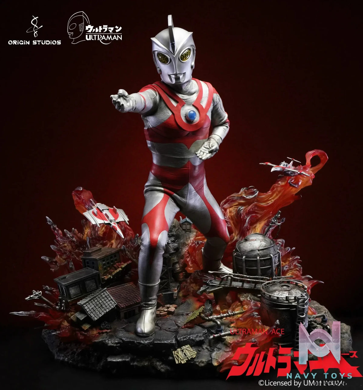 Origin Studio – Classic Ultraman Ace Scene Statue (Licensed)