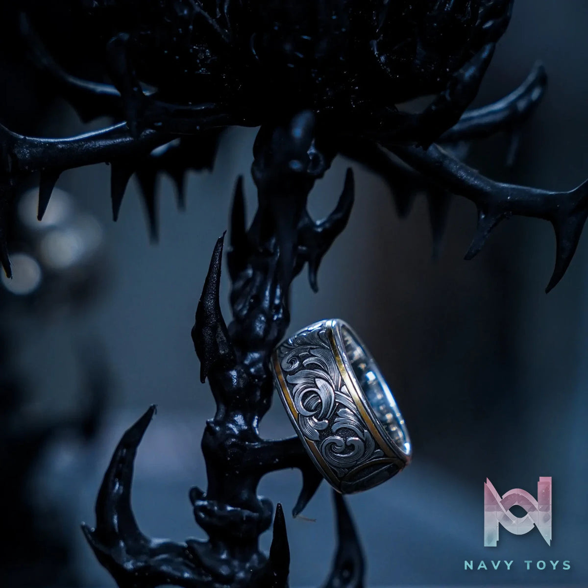 Raven Studio (silver jewelry) – Original “Judgment” Joker and Batman Ring Original