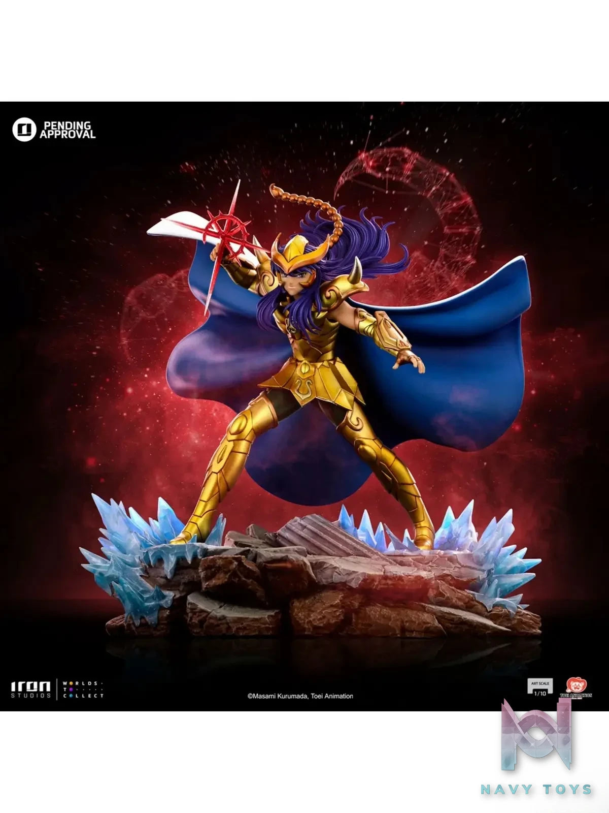 Iron Studio – Saint Seiya 1/10 Scorpio Milo TOEIS116824-10 (Licensed)