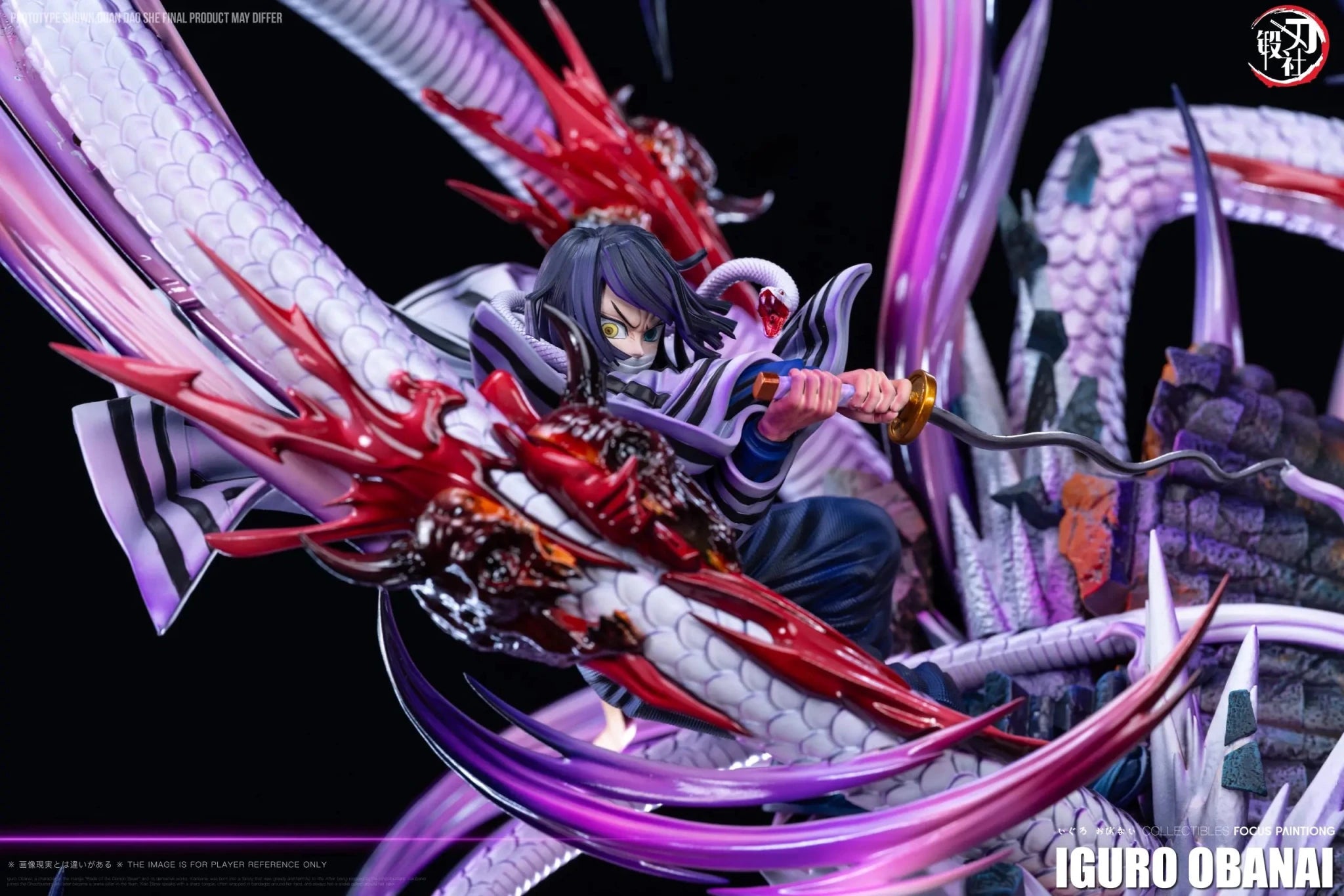 DDS Studio - Obanai Iguro Demon Slayer resin statue Navy Toys anime figure
