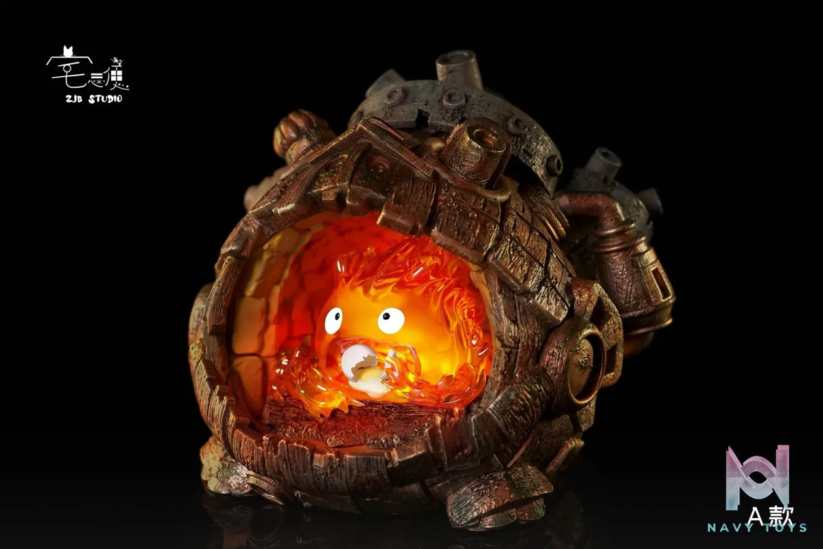 ZJB Studio – Howl’s Moving Castle Hayao Miyazaki Desktop Series Castle Calcifer