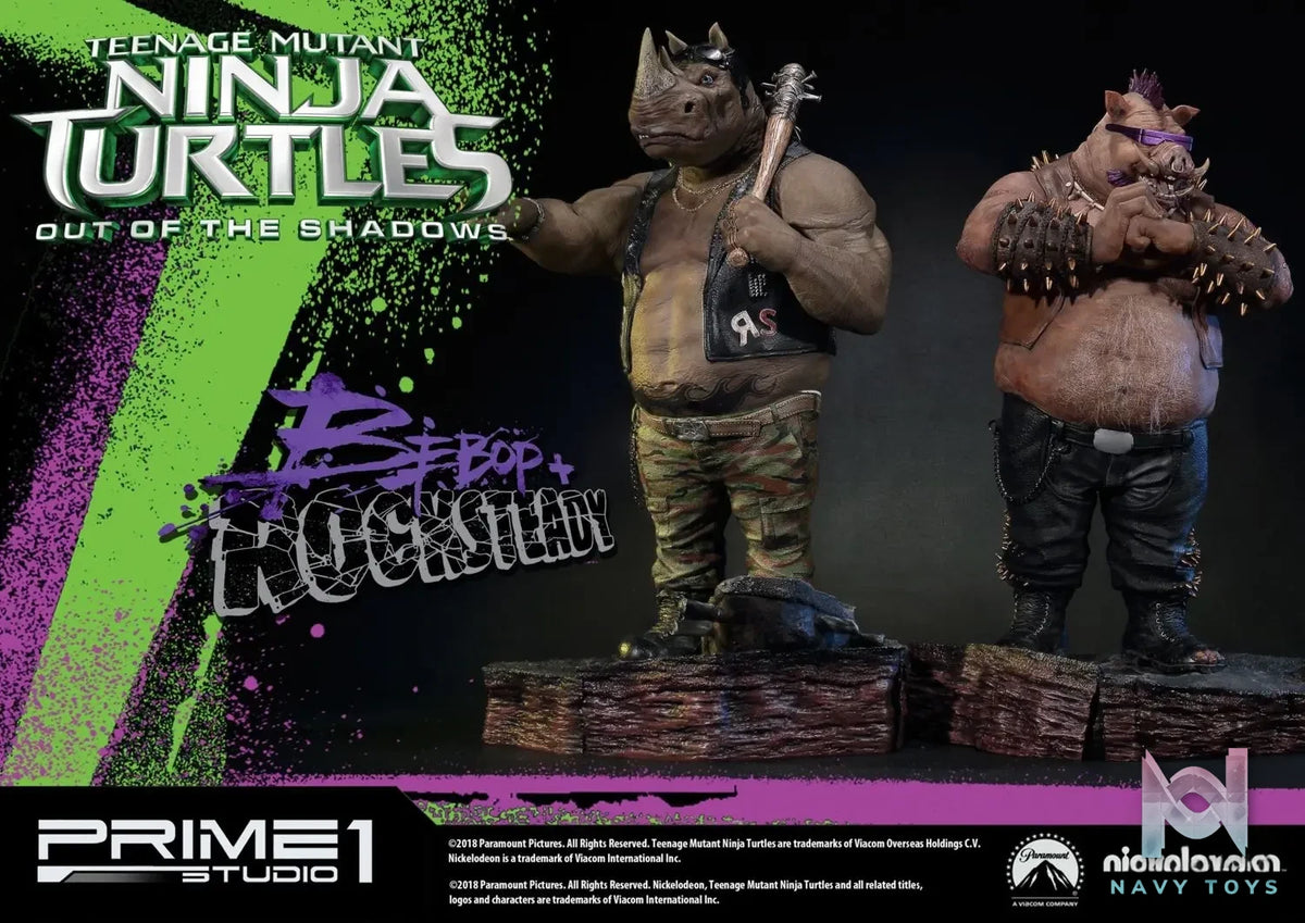 Prime 1 Studio – Premium Masterline Teenage Mutant Ninja Turtles: Out of the Shadows (Film) Bebop & Rocksteady EX Set PMTMNT-EX01 (Licensed)