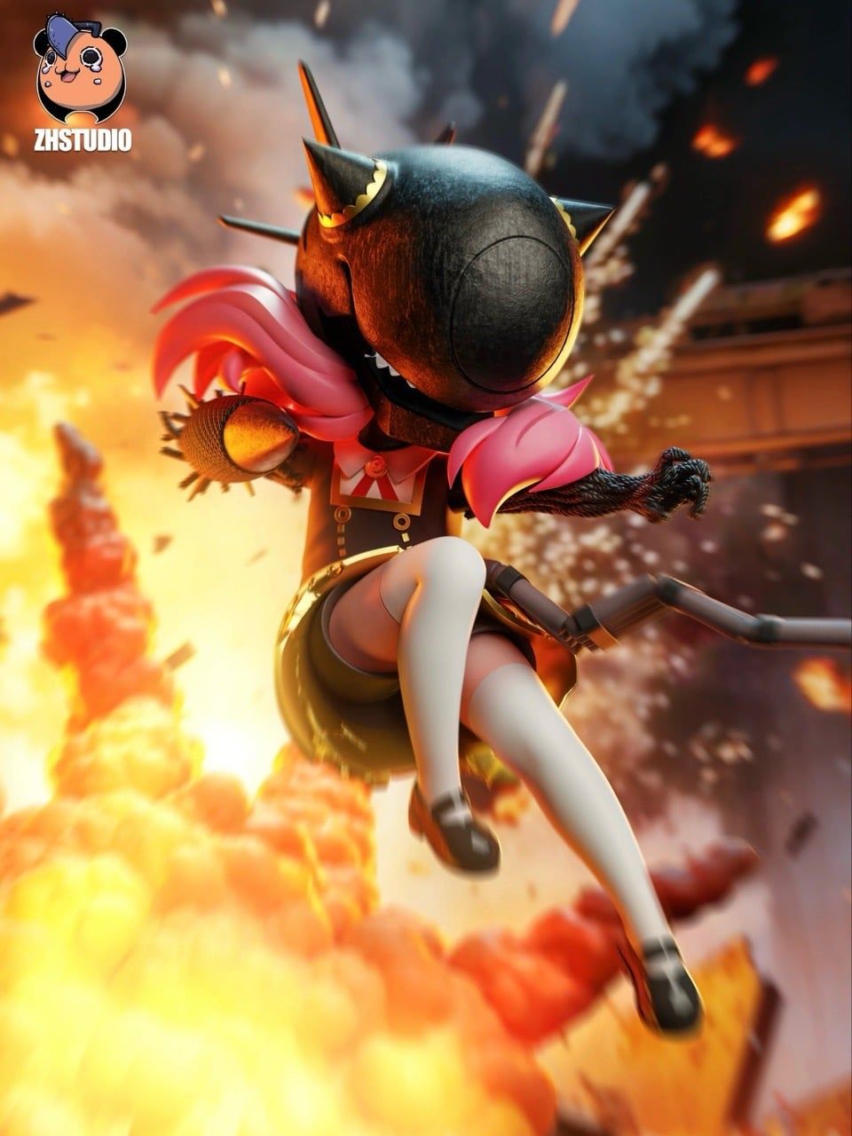 Bomb Girl Anya cos Reze - Spy x Family - ZH Studio resin statue zh studio anime figure